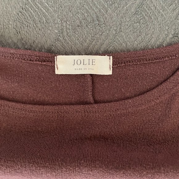 Jolie 3/4 Plum Top - Picture 3 of 4